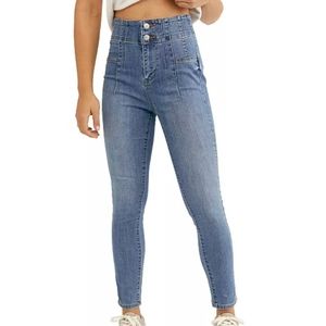 -NWT- Free People Jayde High Rise Skinny Jeans 27 (B)